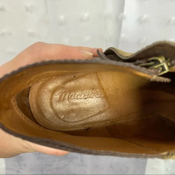 Madewell Cait suede & leather ankle bootie 9.5 - Picture 9 of 12